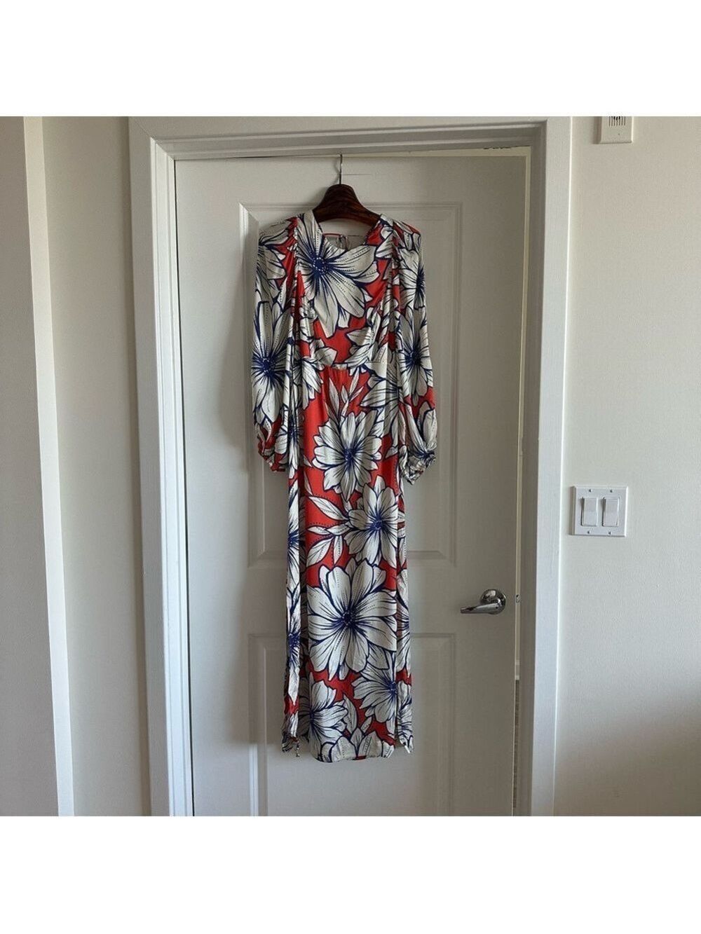 Farm Rio Flowered Midi Dress